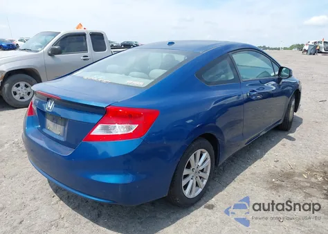 2012 Honda Civic Ex-L from USA, damaged, VIN 2HGFG3B09CH543398